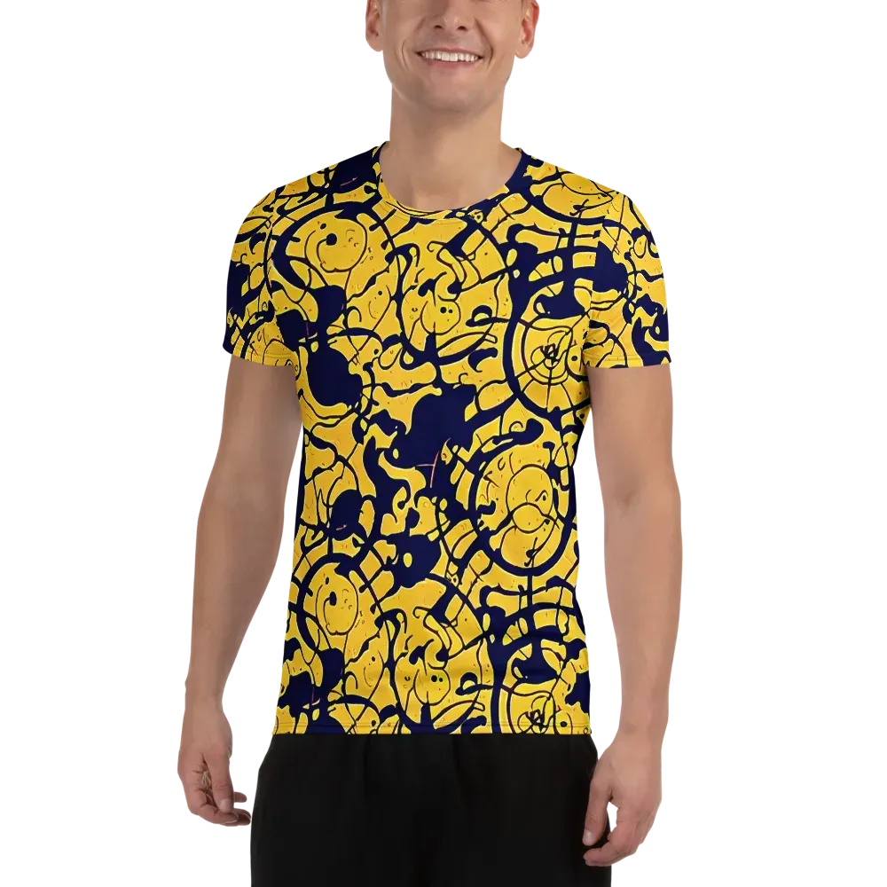 Golden Oddity on Men's Athletic T-Shirt — Front