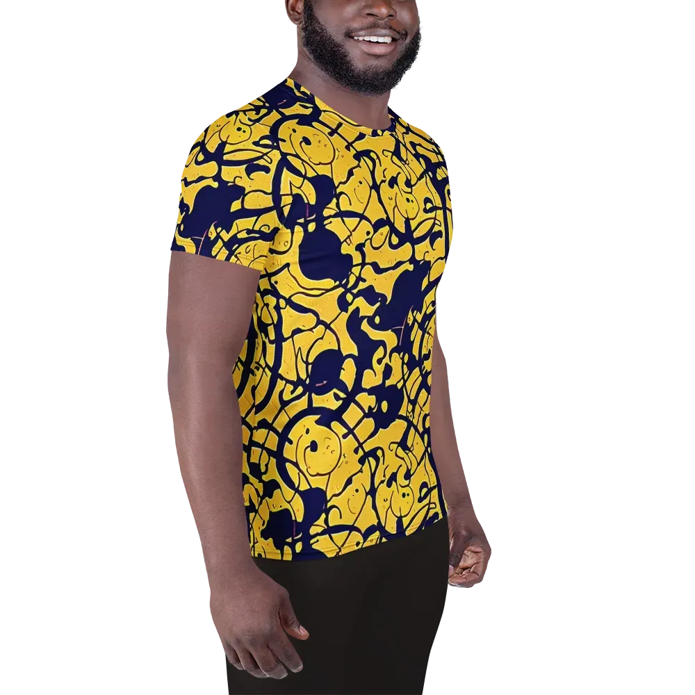 Golden Oddity on Men's Athletic T-Shirt — Right