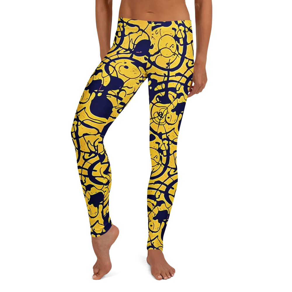 Golden Oddity on Leggings — Front