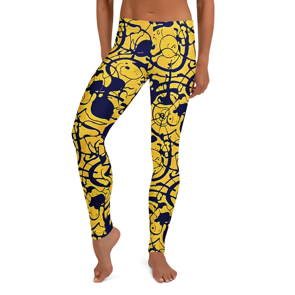 Golden Oddity on Leggings — Front