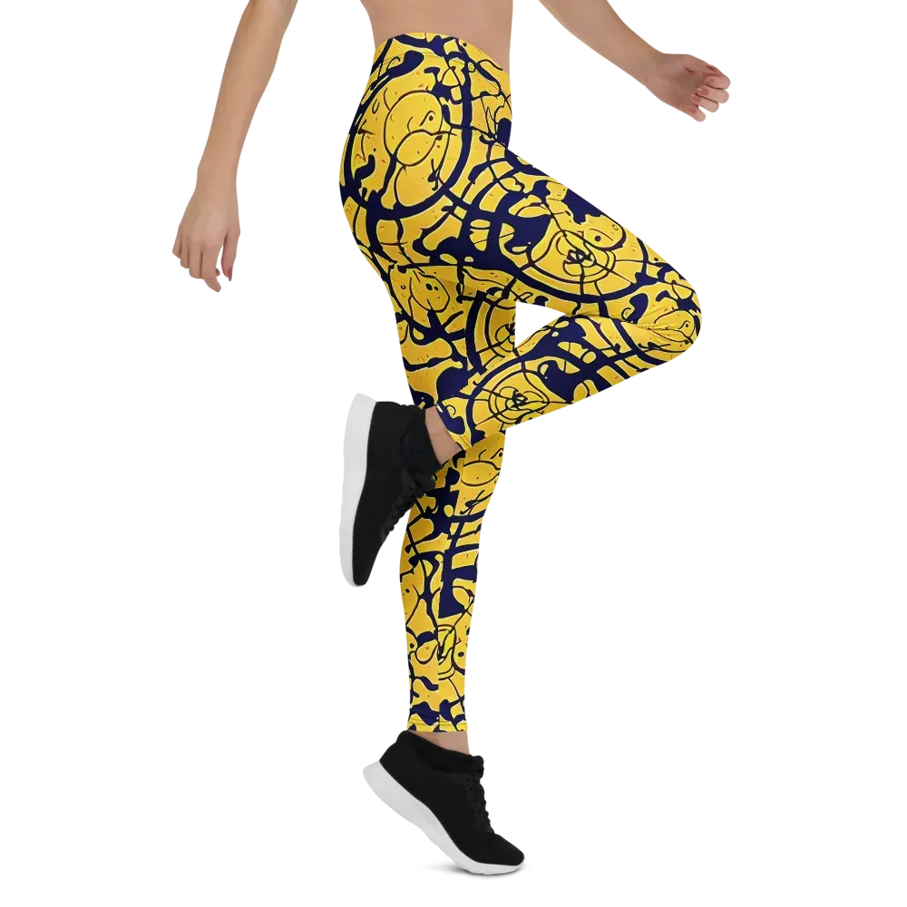 Golden Oddity on Leggings — Right