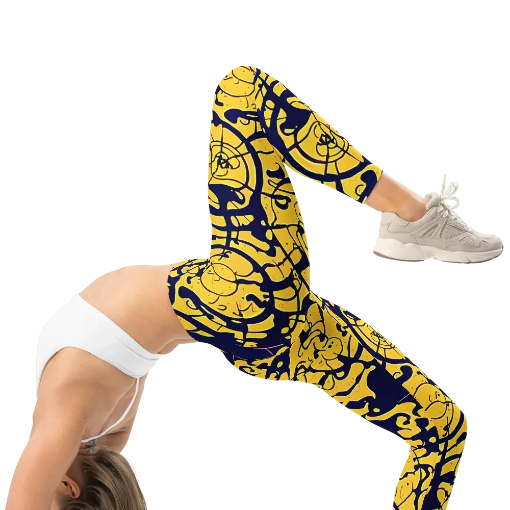 Golden Oddity on Leggings — Right