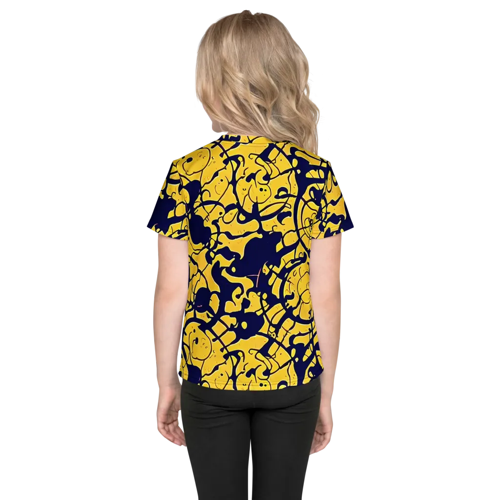 Golden Oddity on Kids Crew Neck T-Shirt — Back