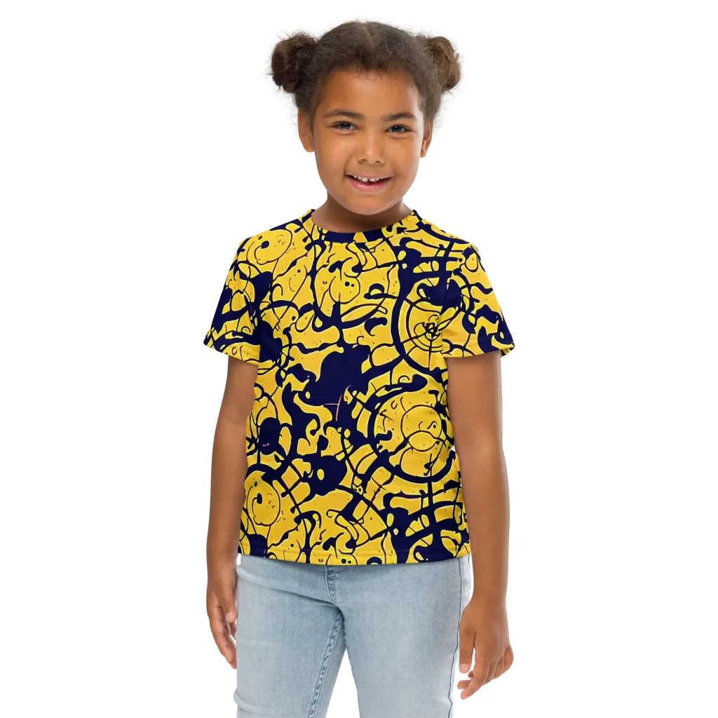 Golden Oddity on Kids Crew Neck T-Shirt — Front