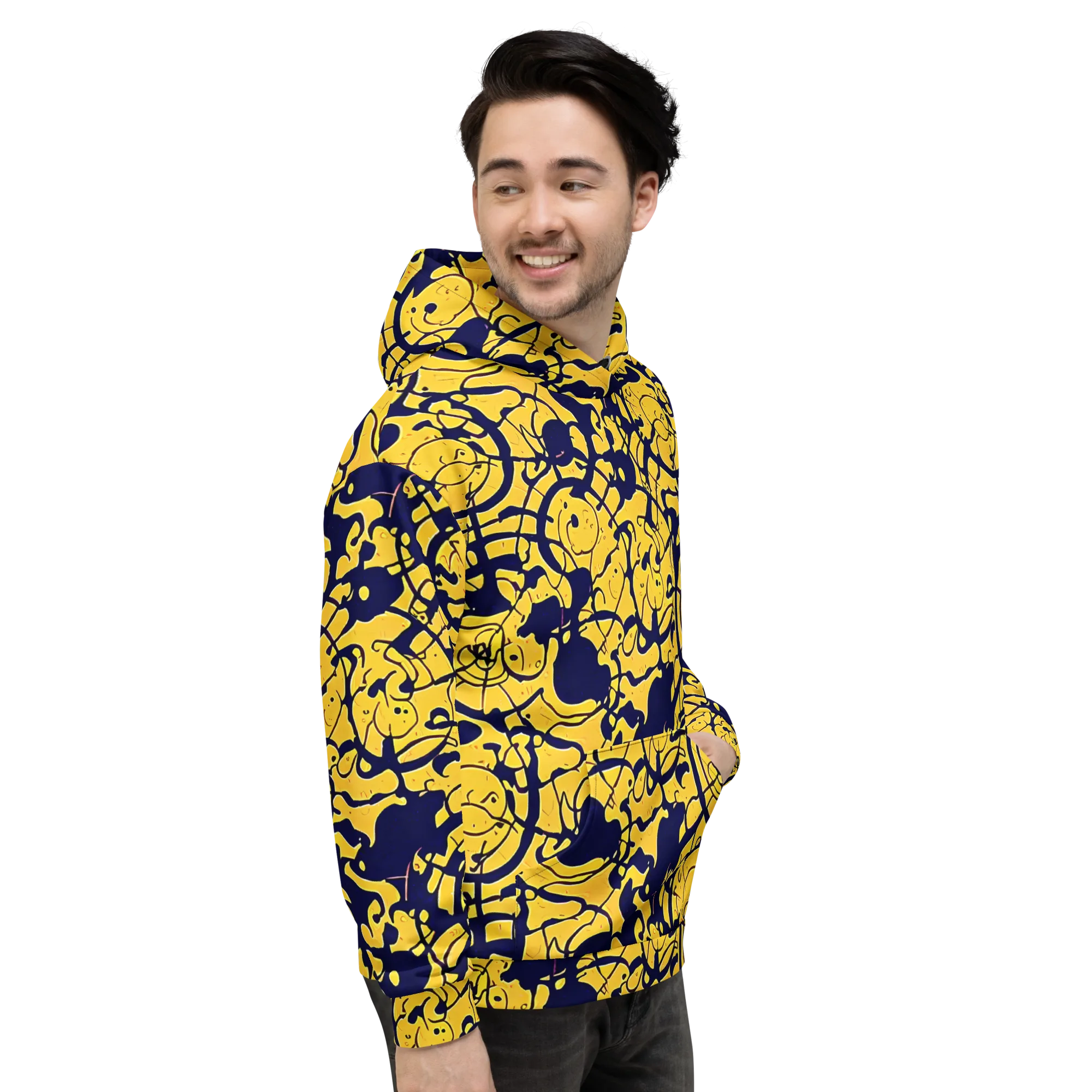 Golden Oddity on Hoodie — Right