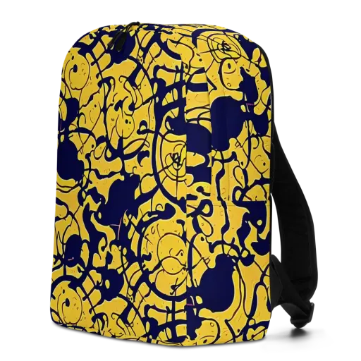 Golden Oddity on a Minimalist Backpack