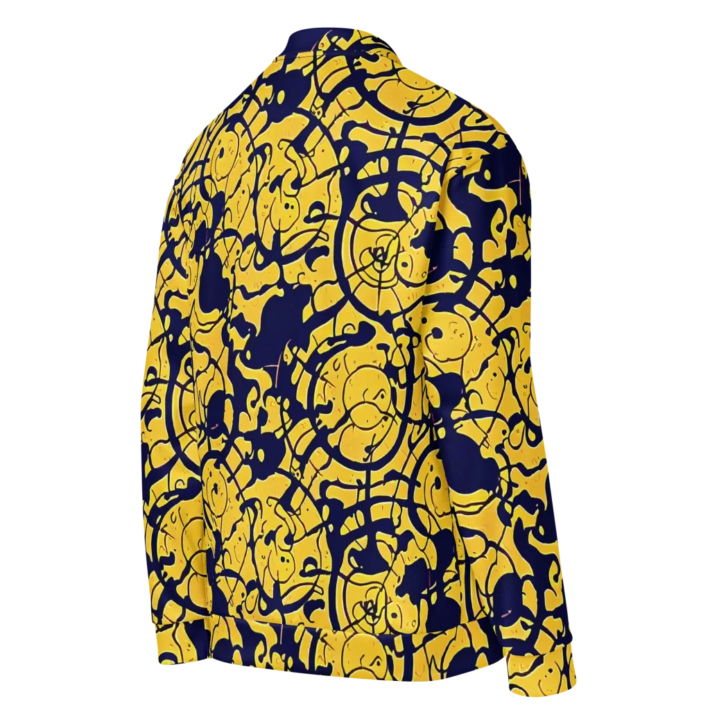 Golden Oddity on Bomber Jacket — Right Back