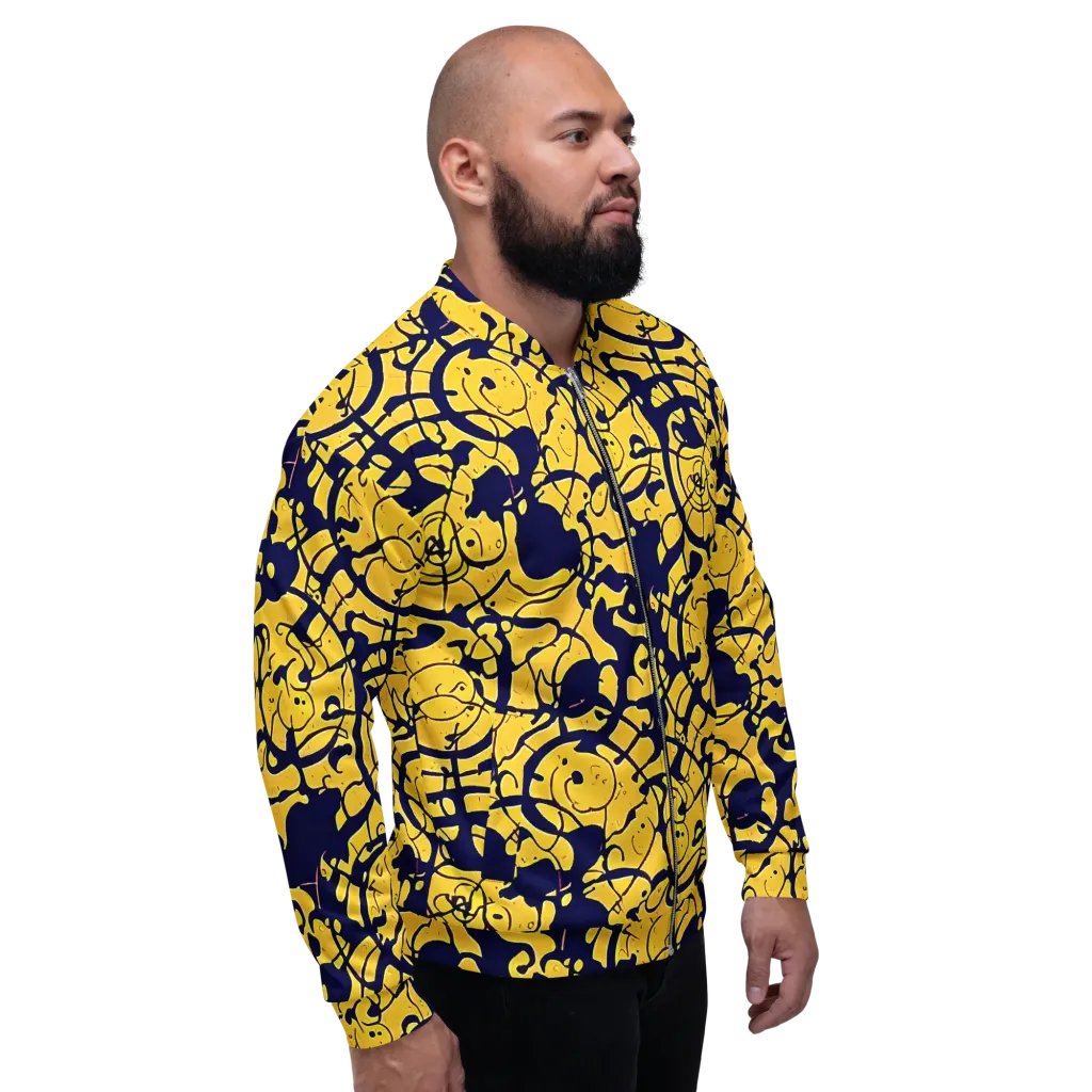 Golden Oddity on Bomber Jacket — Right