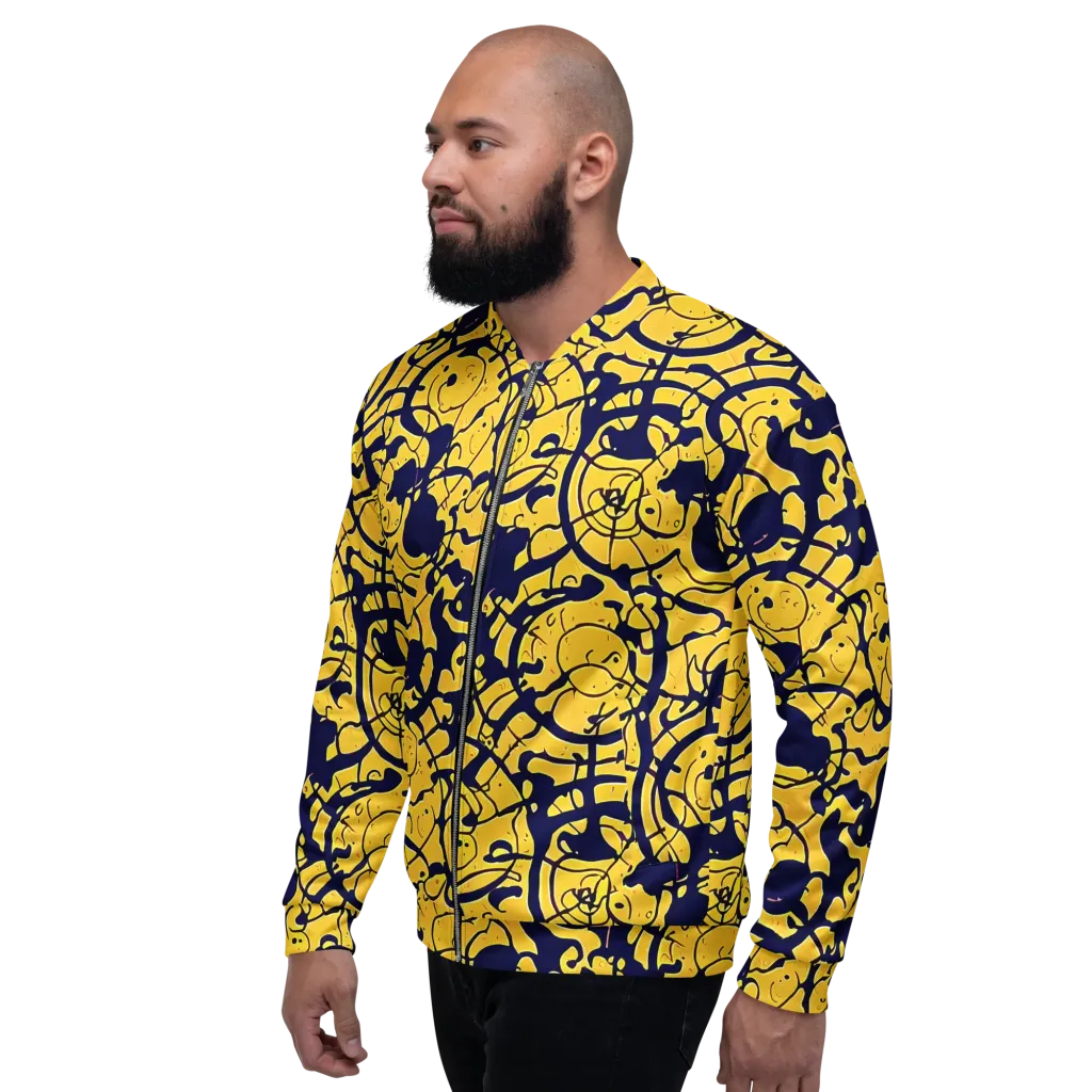 Golden Oddity on Bomber Jacket — Left