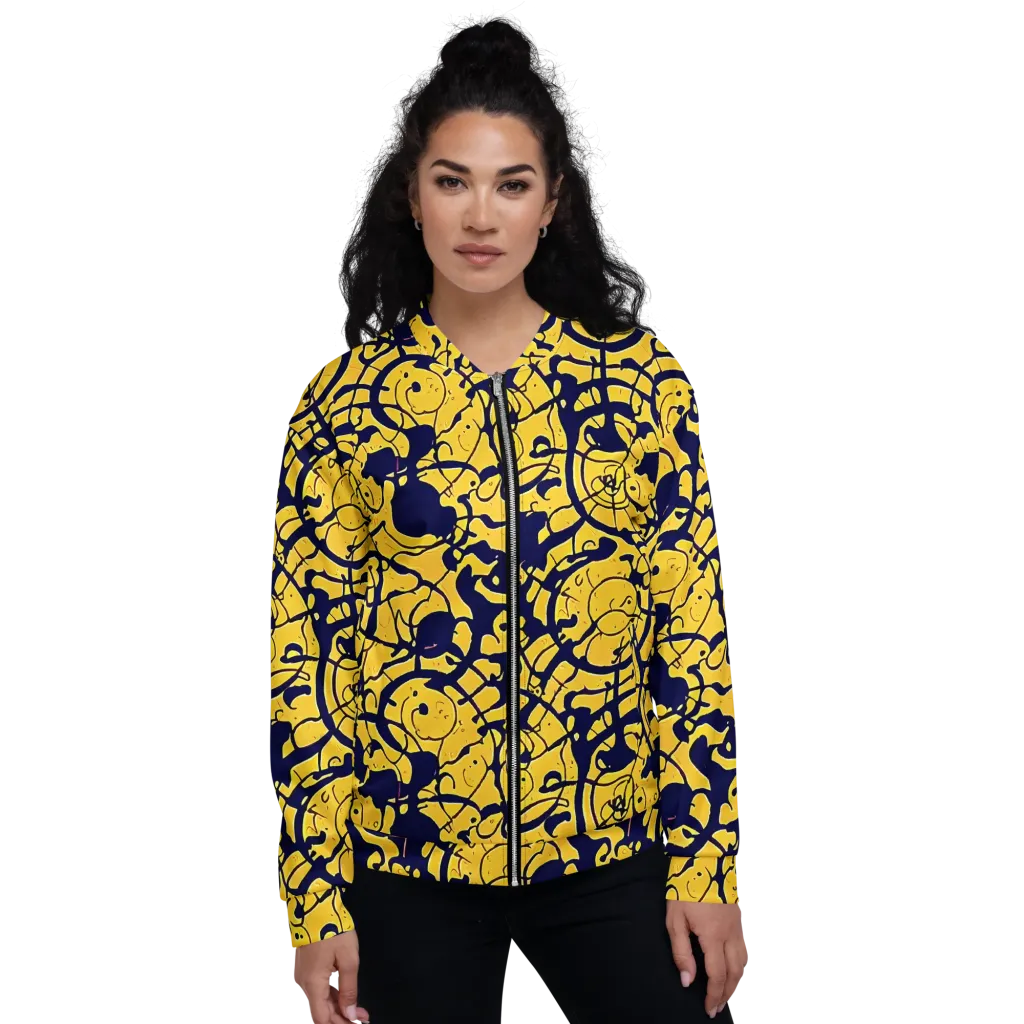 Golden Oddity on Bomber Jacket — Front