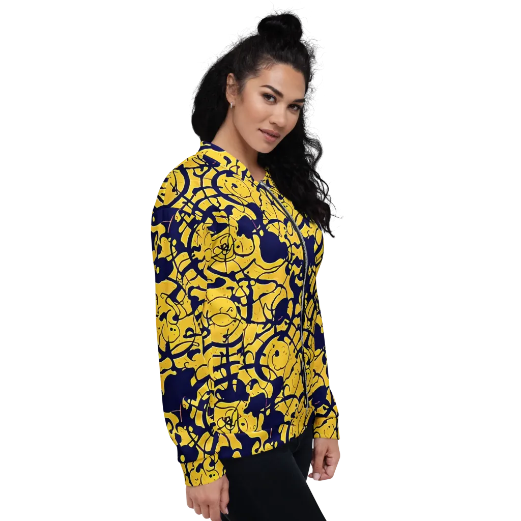 Golden Oddity on Bomber Jacket — Right