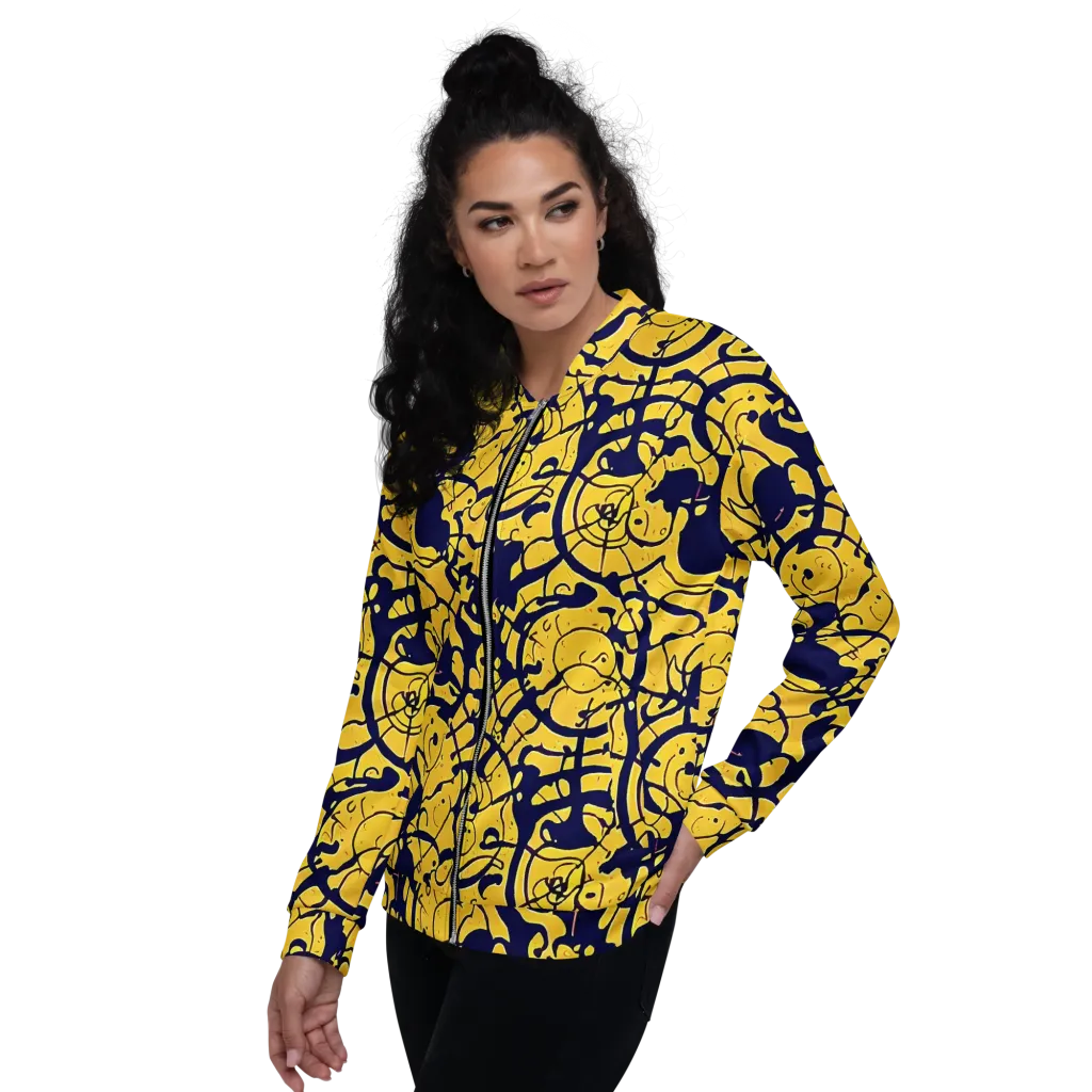 Golden Oddity on Bomber Jacket — Left