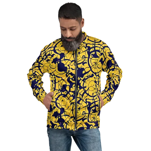 Golden Oddity on a Bomber Jacket