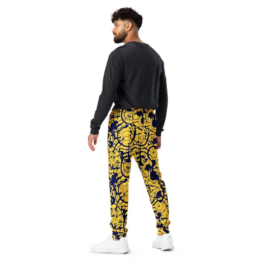 Golden Oddity on Men's Joggers — Back