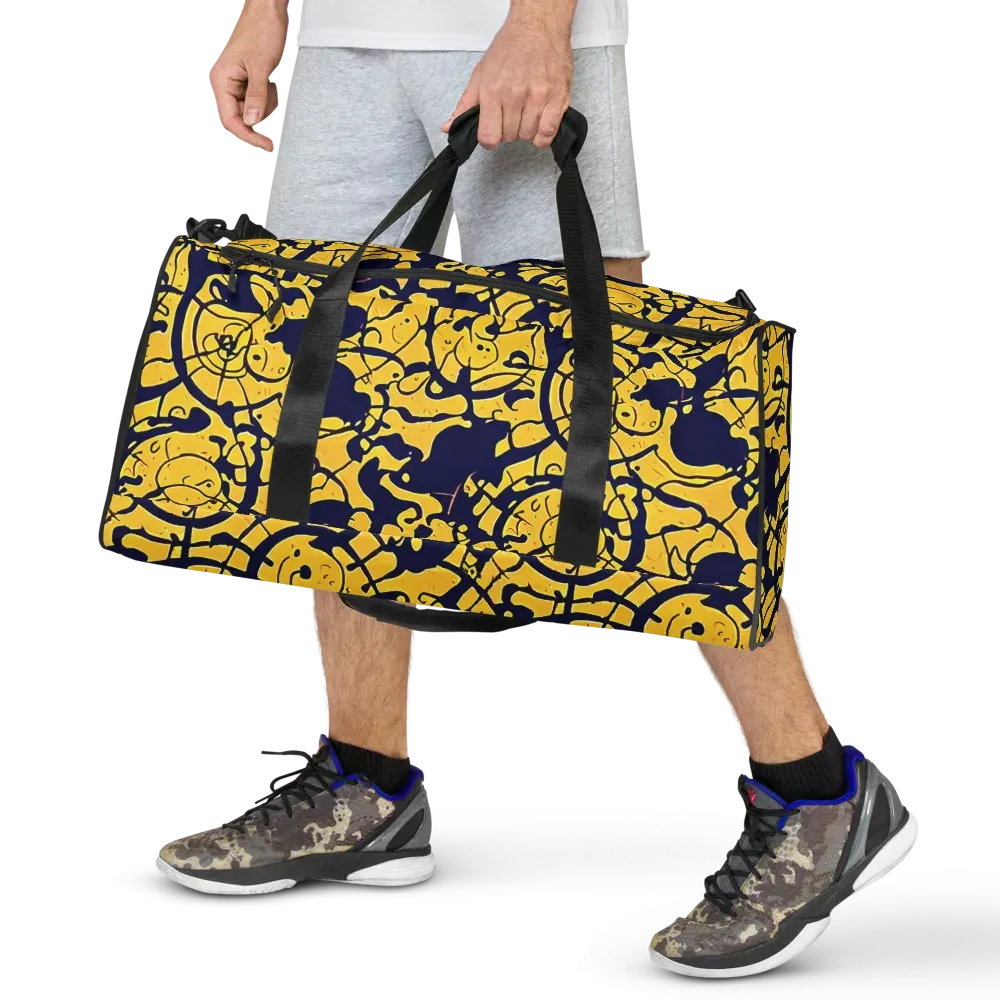 Golden Oddity on Duffle Bag — Front