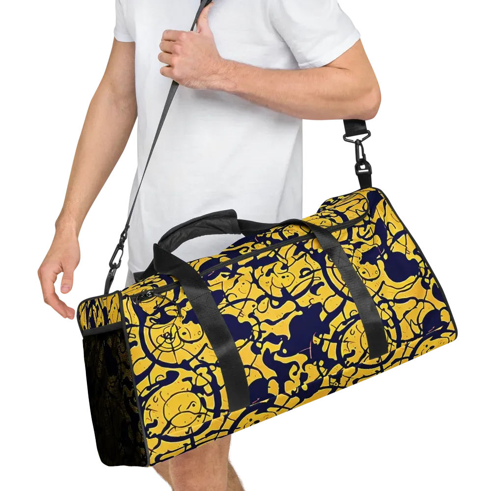 Golden Oddity on Duffle Bag — Right Front