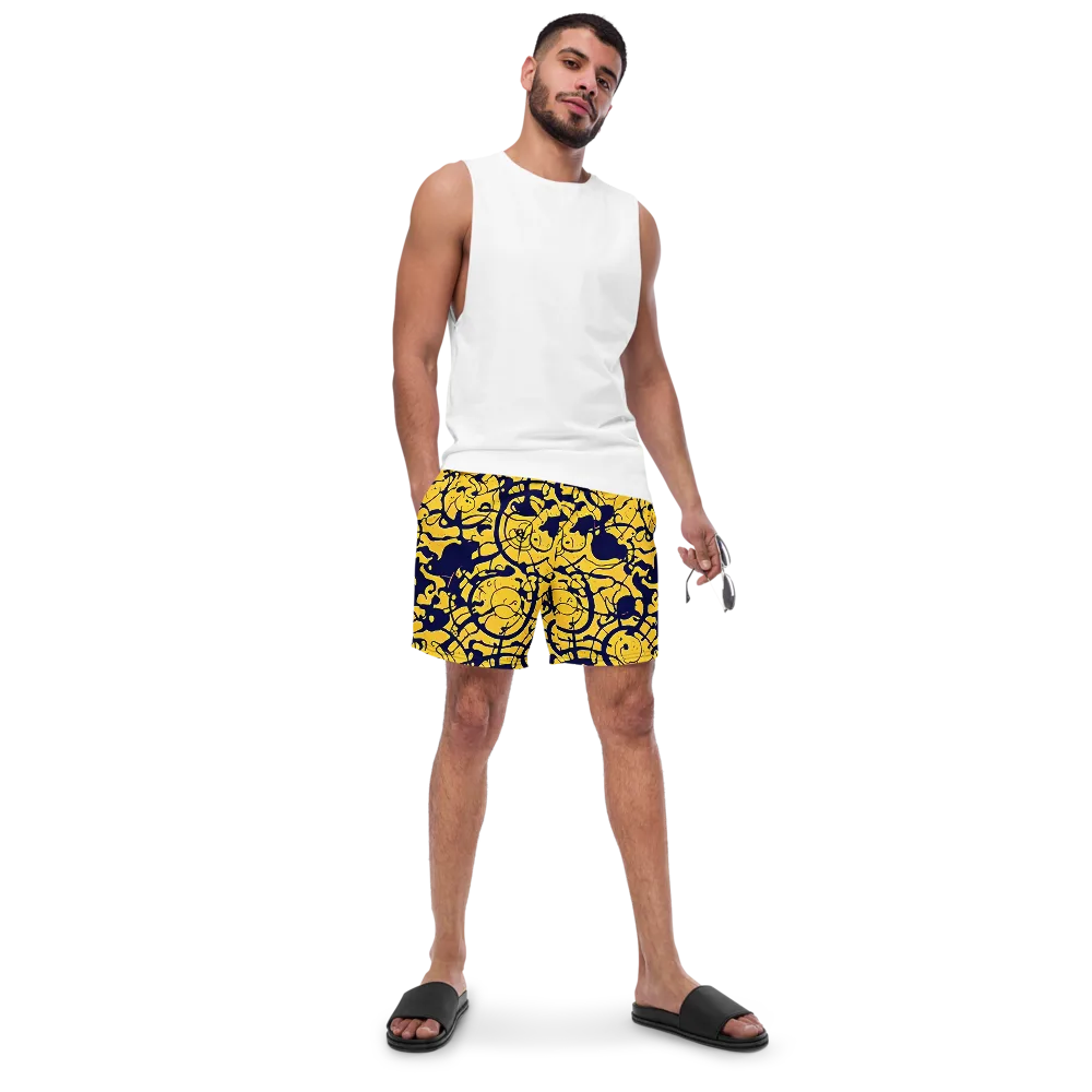 Golden Oddity on Swim Trunks — Front