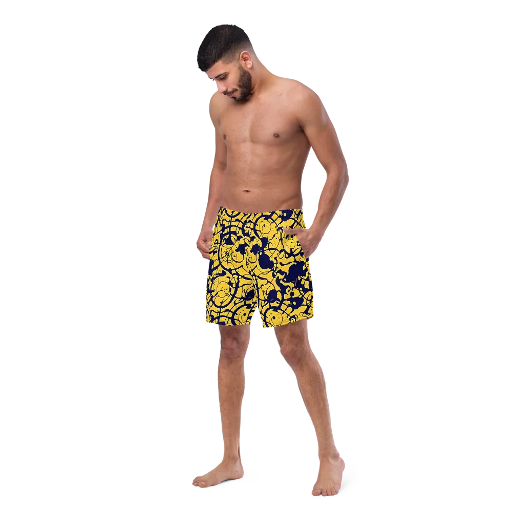 Golden Oddity on Swim Trunks — Left Front