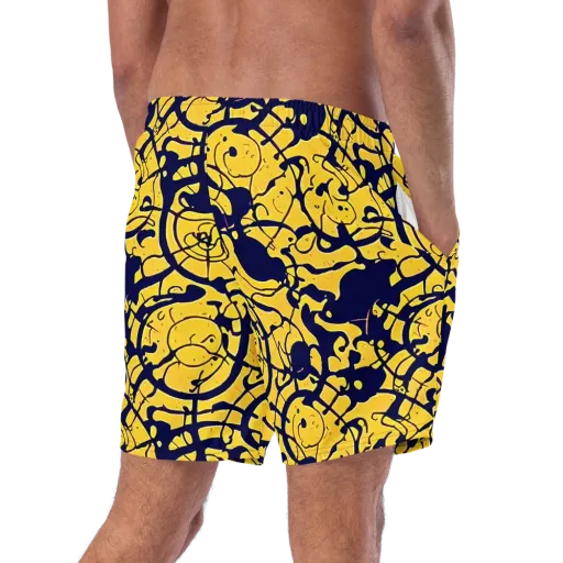 Golden Oddity on a Swim Trunks