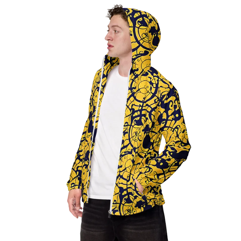 Golden Oddity on Men's Windbreaker — Left Front