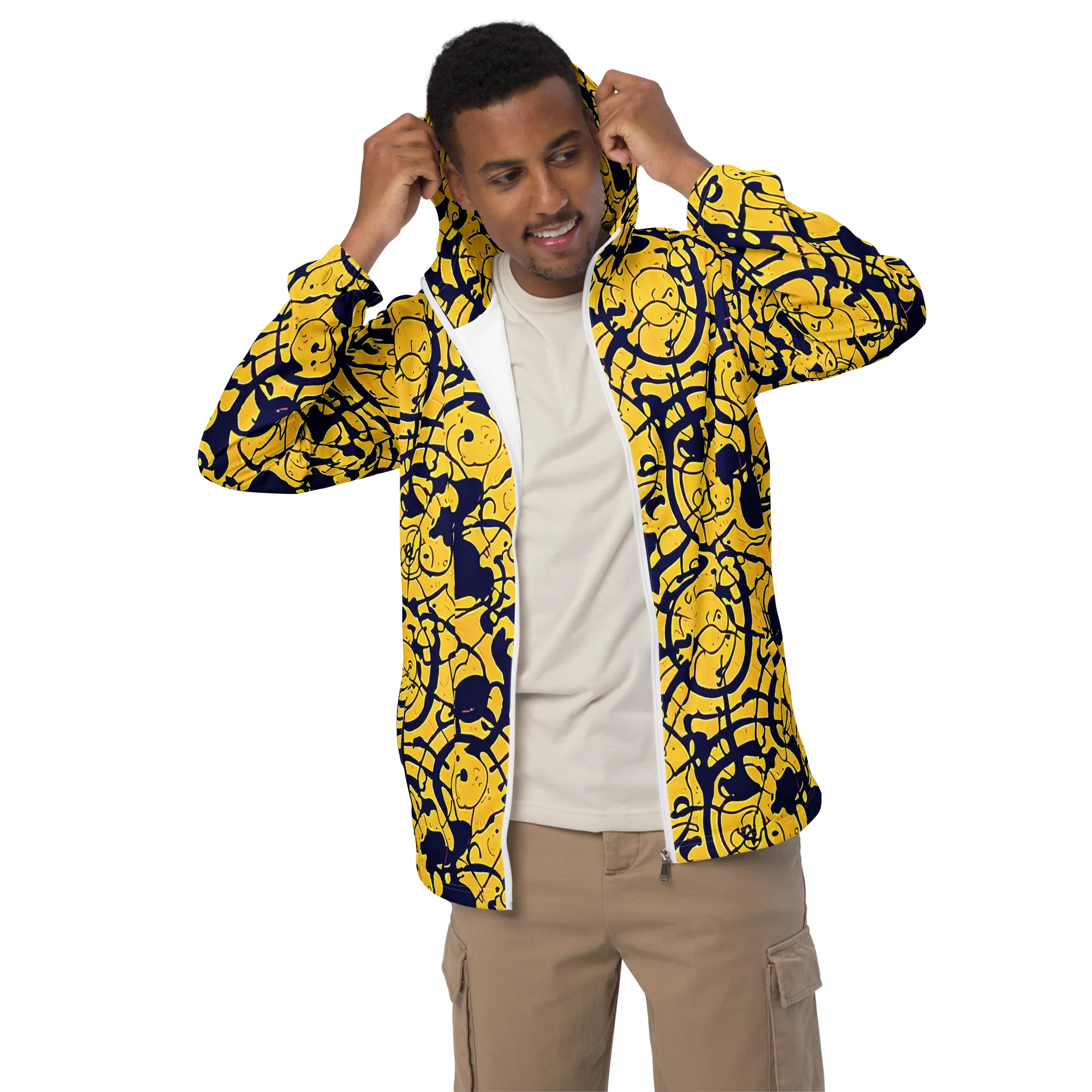 Golden Oddity on Men's Windbreaker — Front