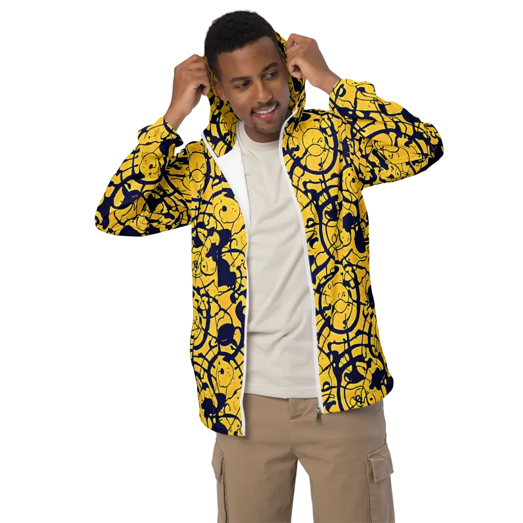 Golden Oddity on Men's Windbreaker — Front