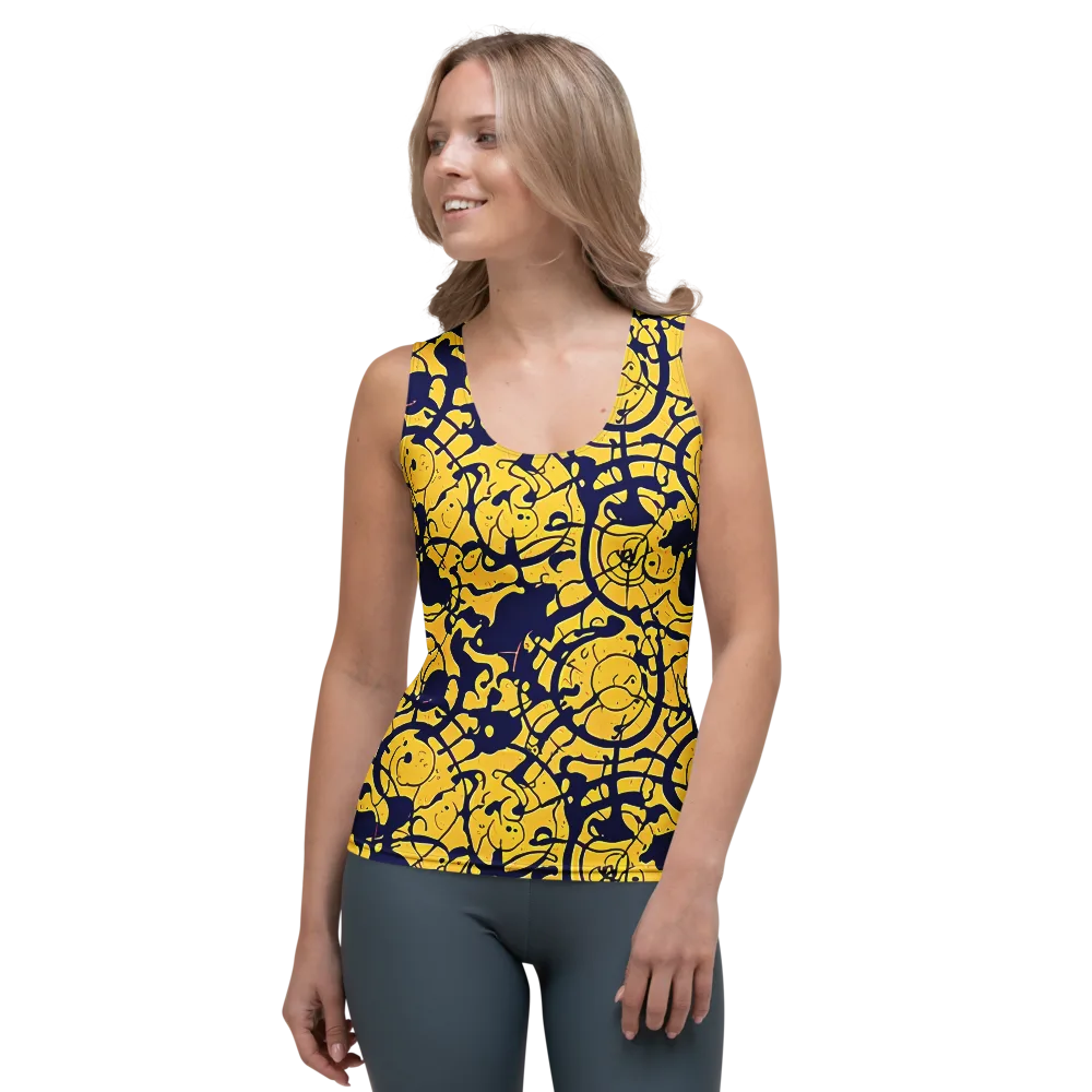 Golden Oddity on Women's Tank Top — Front