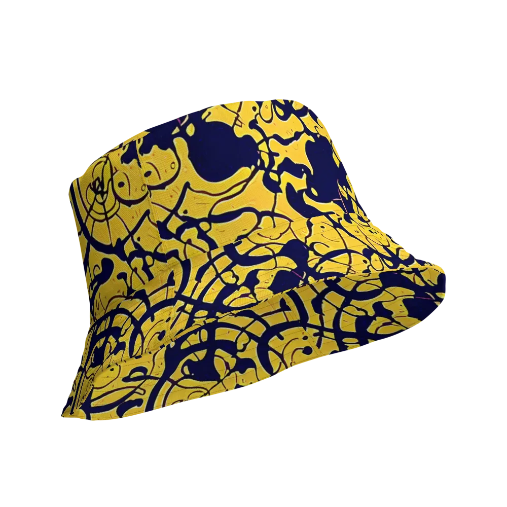 Golden Oddity on Reversible Bucket Hat — Product details Outside