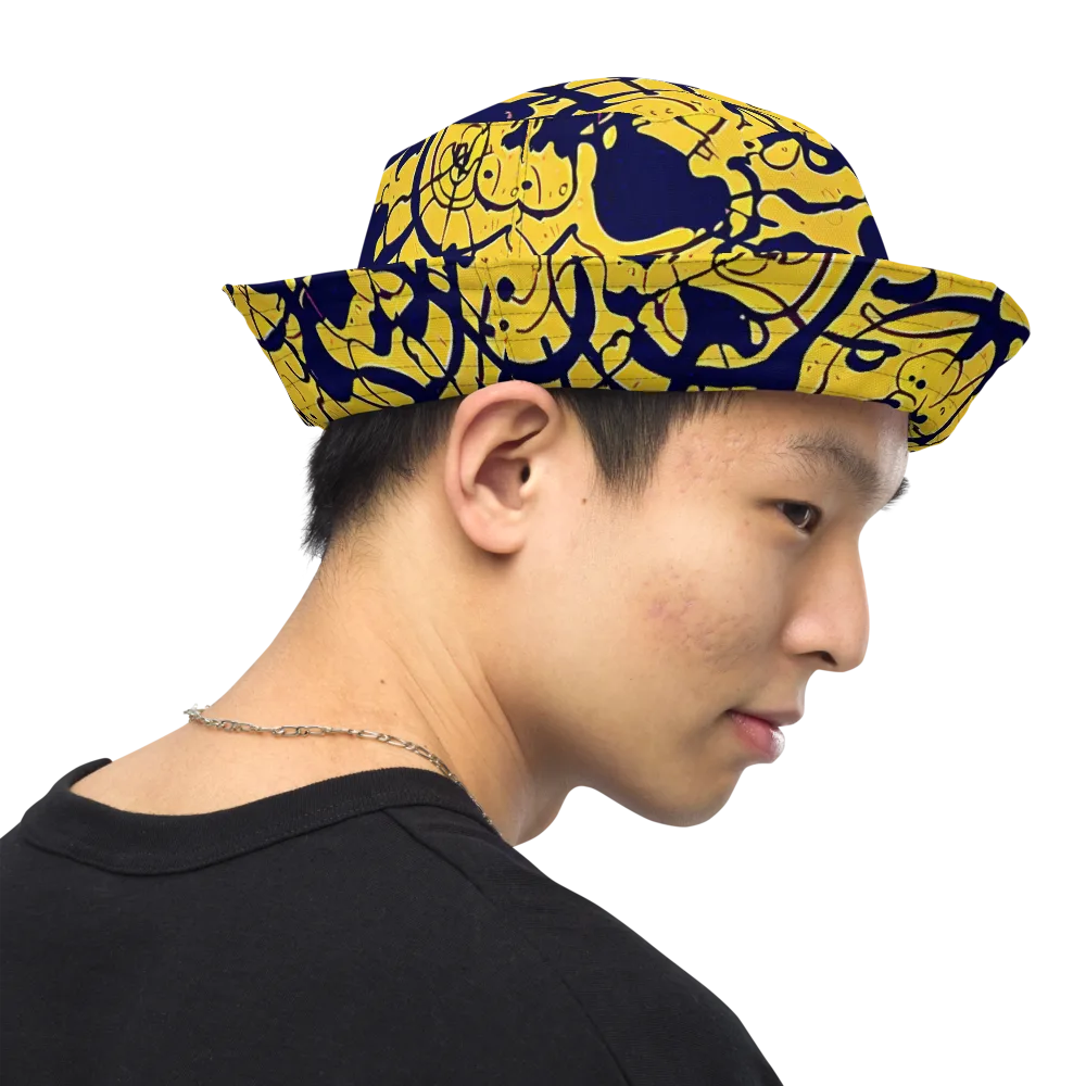 Golden Oddity on Reversible Bucket Hat — Right Outside