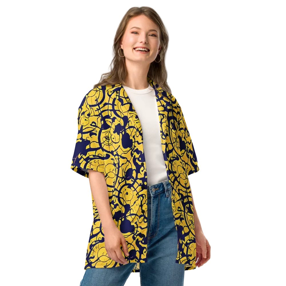 Golden Oddity on Button Shirt — Front
