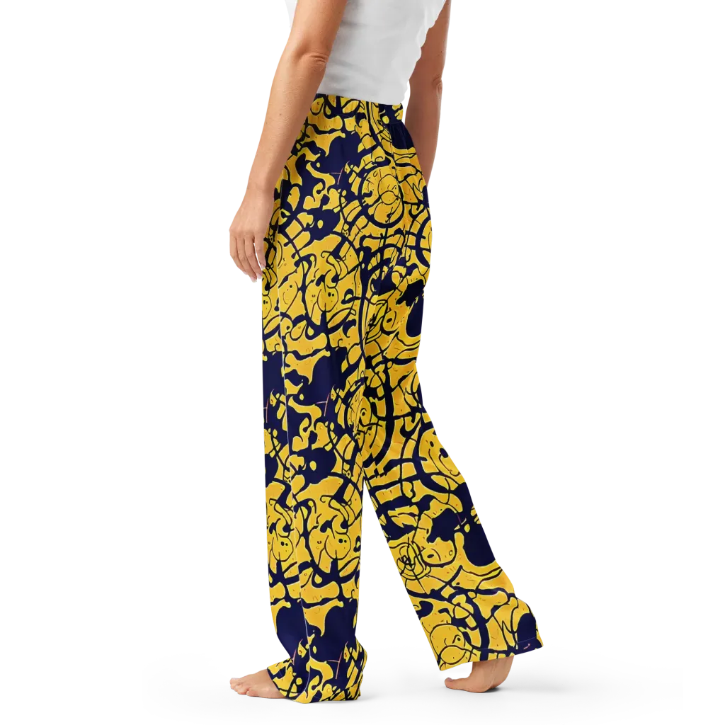 Golden Oddity on Women's Pajama Pants — Left