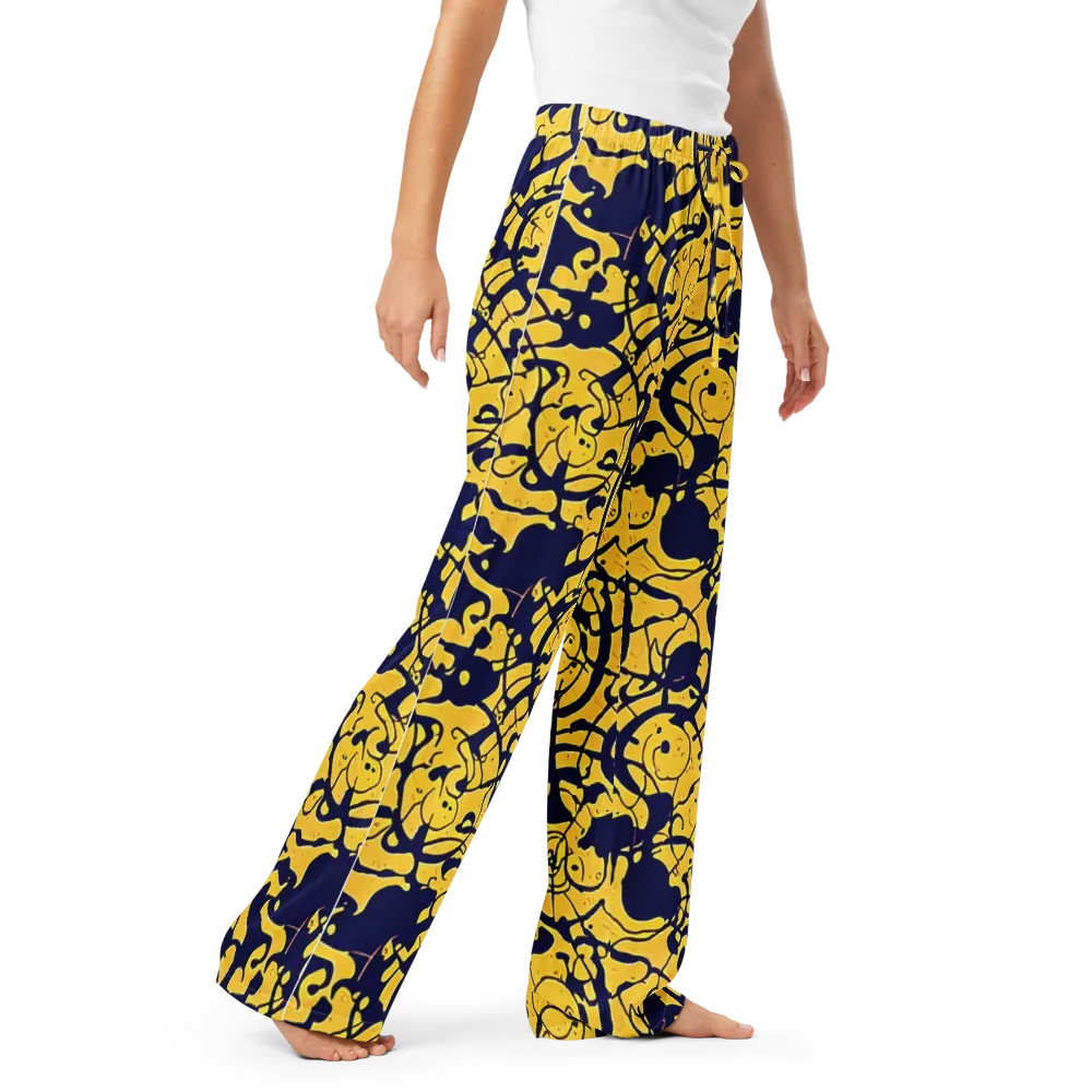 Golden Oddity on Women's Pajama Pants — Right Front