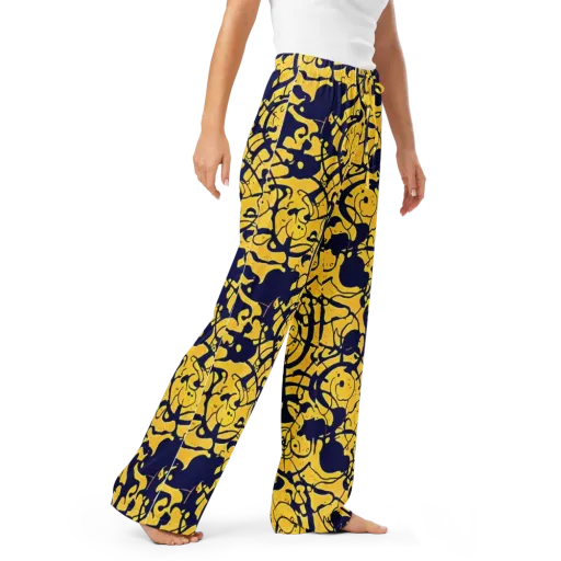 Golden Oddity on a Women's Pajama Pants