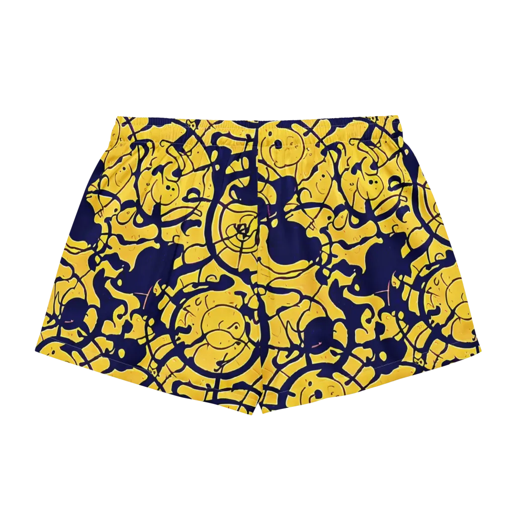 Golden Oddity on Women's Pajama Shorts — Back