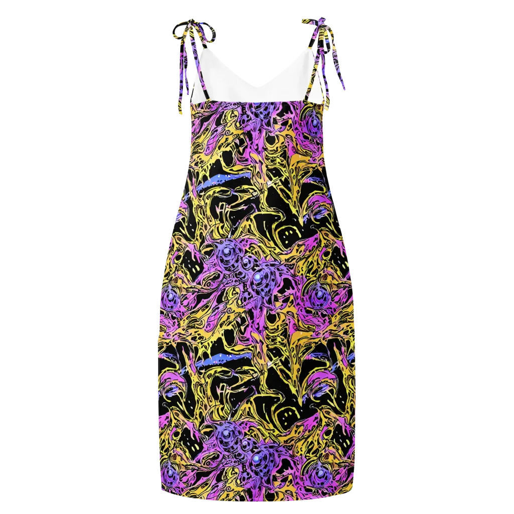 Black Orchid Riot on Slip Dress — Back