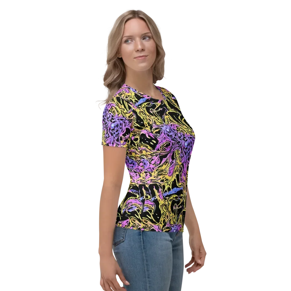 Black Orchid Riot on Women's Crew Neck T-Shirt — Right