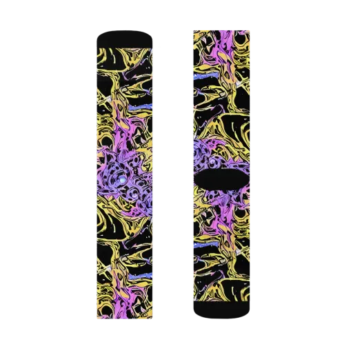 Black Orchid Riot on a Socks