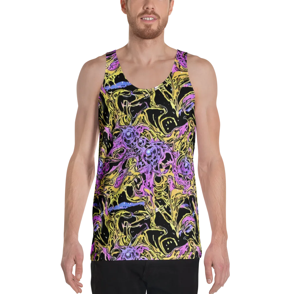 Black Orchid Riot on Men's Tank Top — Front