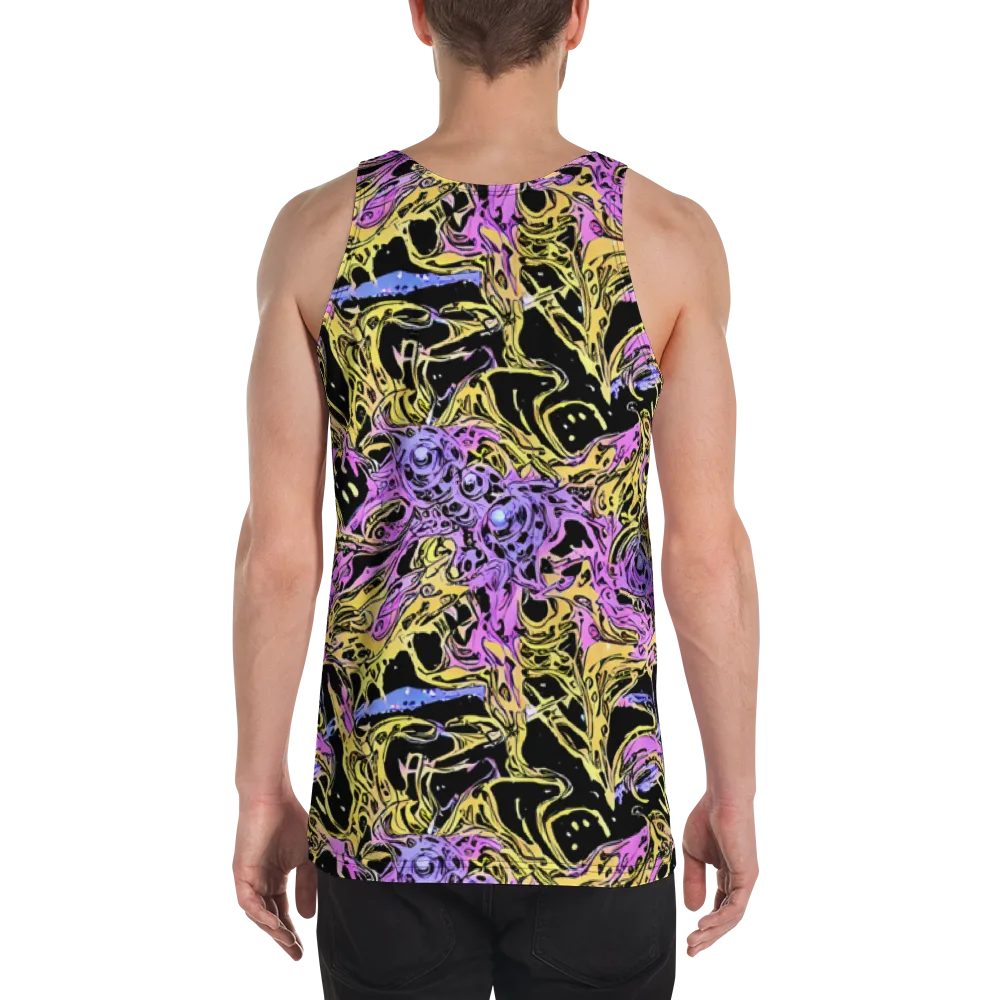 Black Orchid Riot on Men's Tank Top — Back