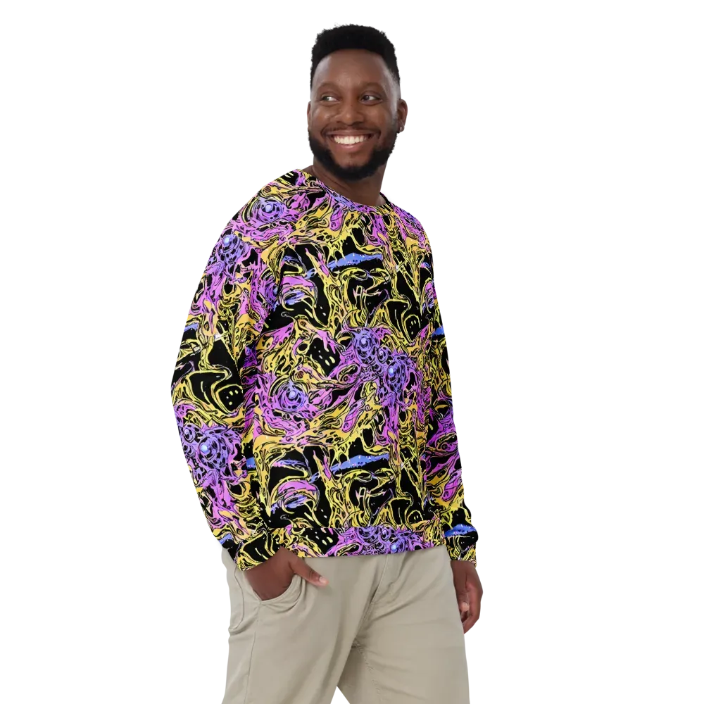 Black Orchid Riot on Sweatshirt — Front