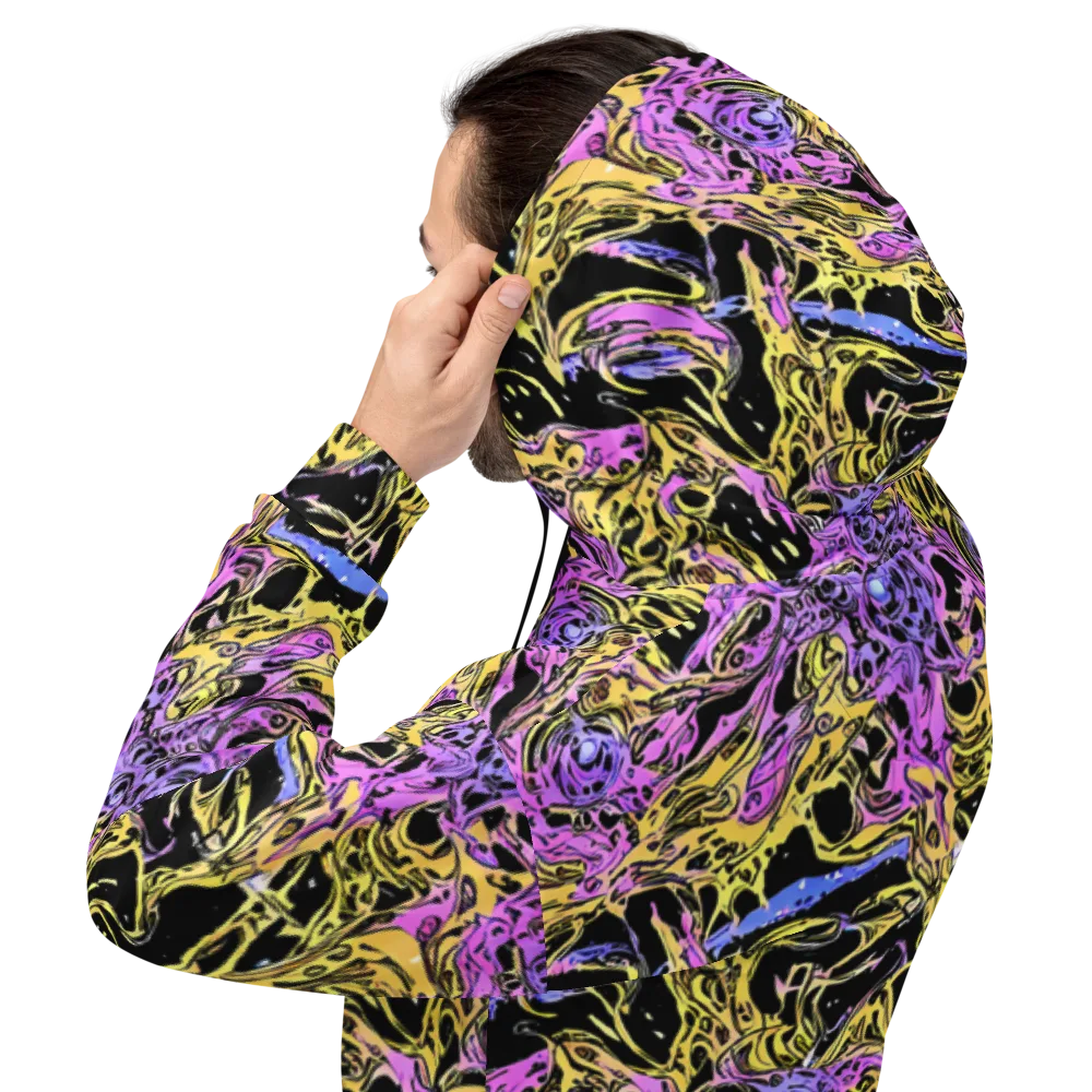 Black Orchid Riot on Hoodie — Back