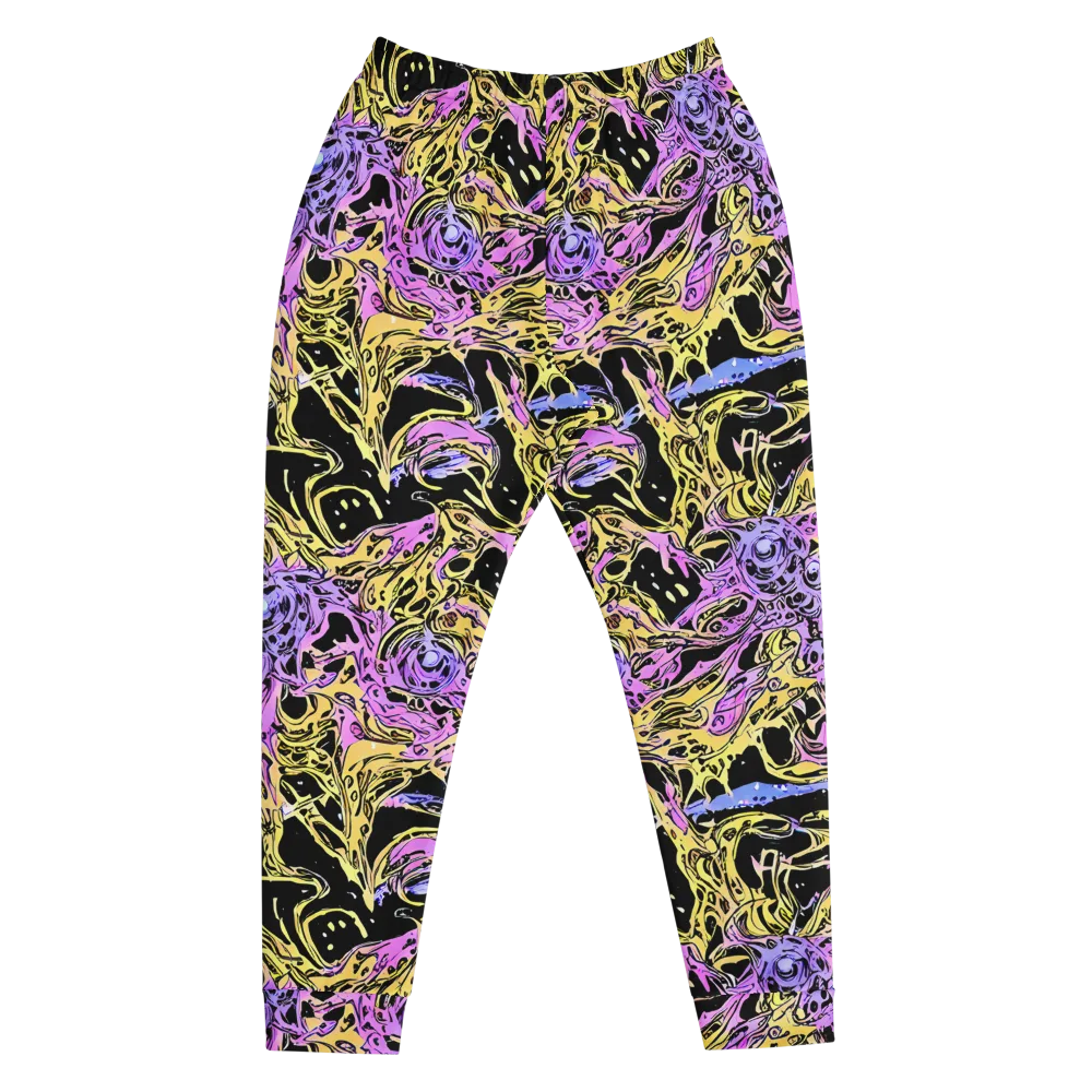 Black Orchid Riot on Men's Joggers — Front