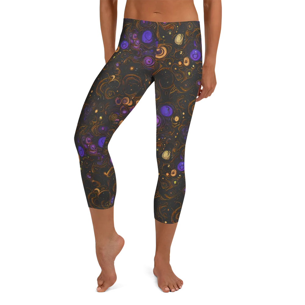 Gilded Gravity on Capri Leggings — Front