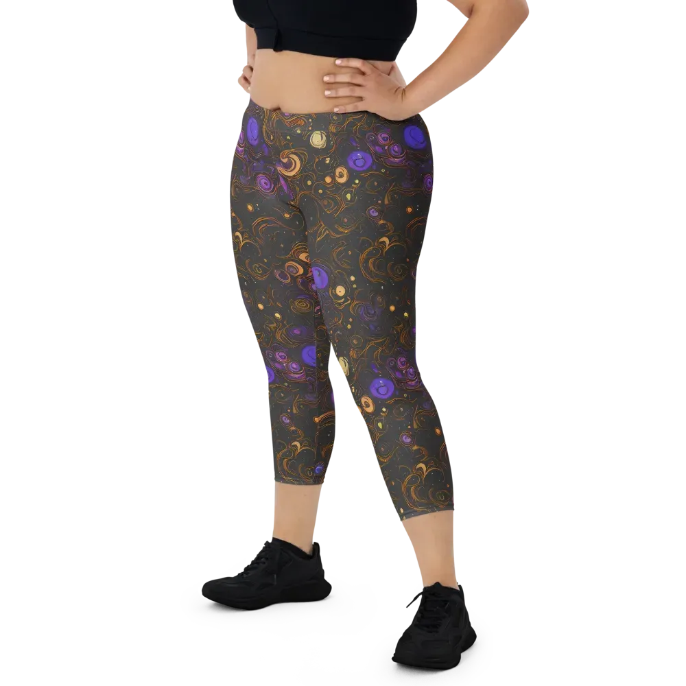Gilded Gravity on Capri Leggings — Front