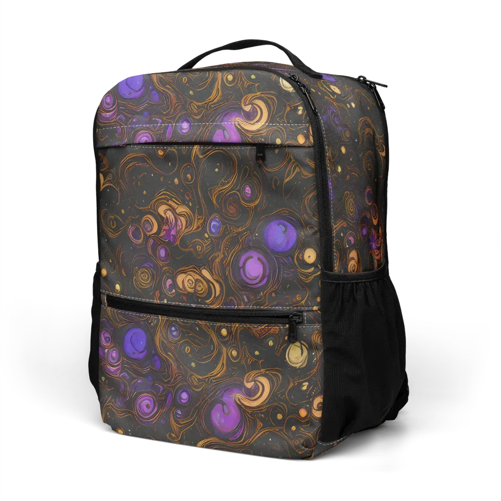 Gilded Gravity on Utility Backpack — Left Front