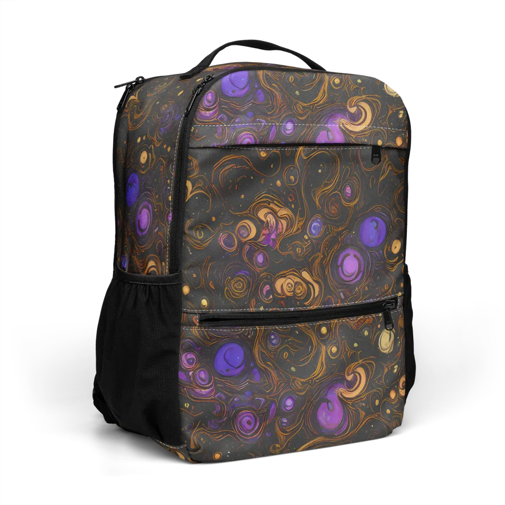 Gilded Gravity on Utility Backpack — Right Front