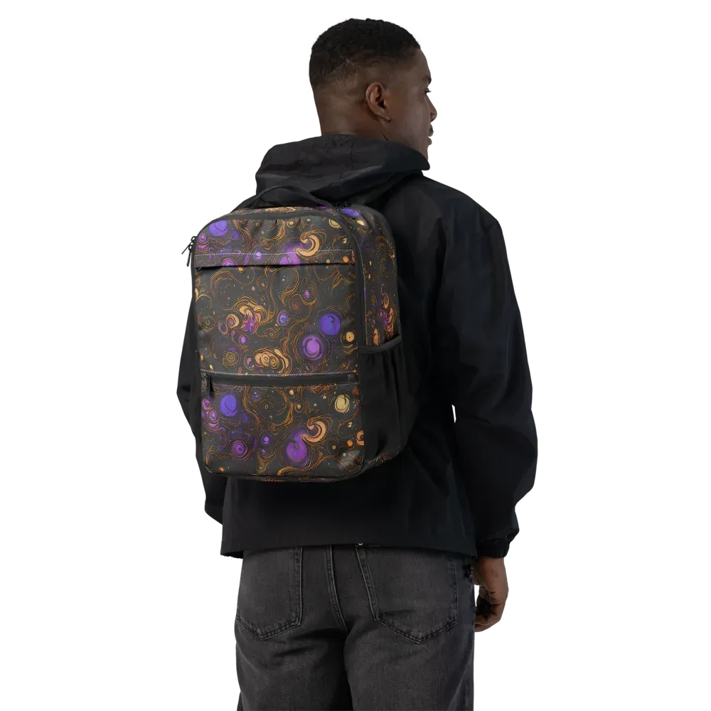 Gilded Gravity on Utility Backpack — Back