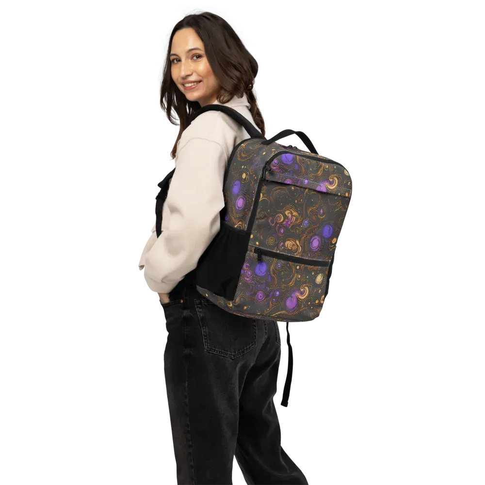 Gilded Gravity on Utility Backpack — Back