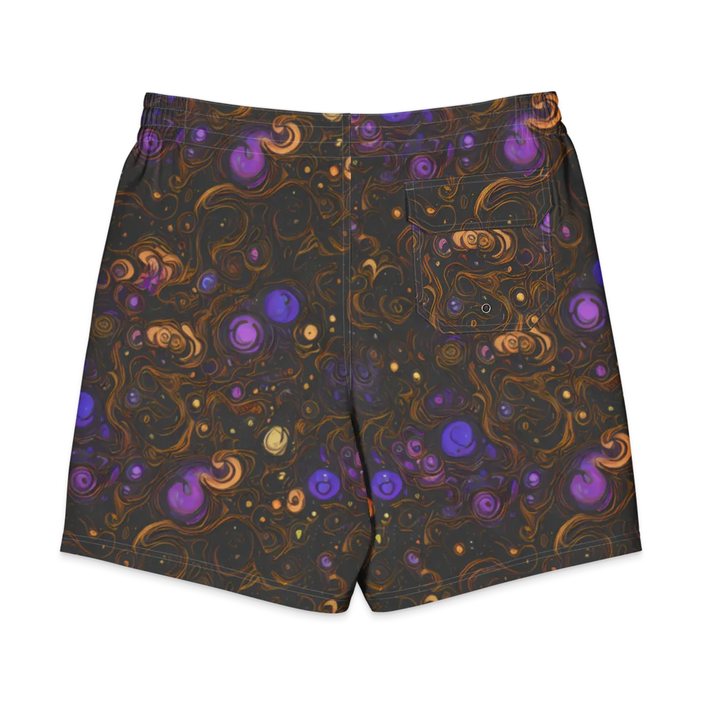 Gilded Gravity on Men's Board Shorts — Back