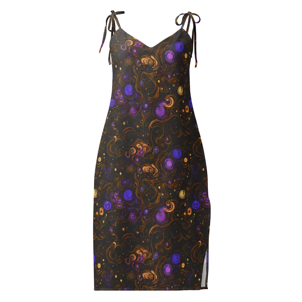 Gilded Gravity on Slip Dress — Front